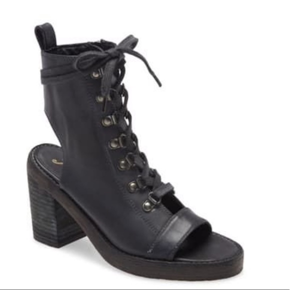 Free People | City Of Lights Open Toe Booties 37 - Picture 2 of 9